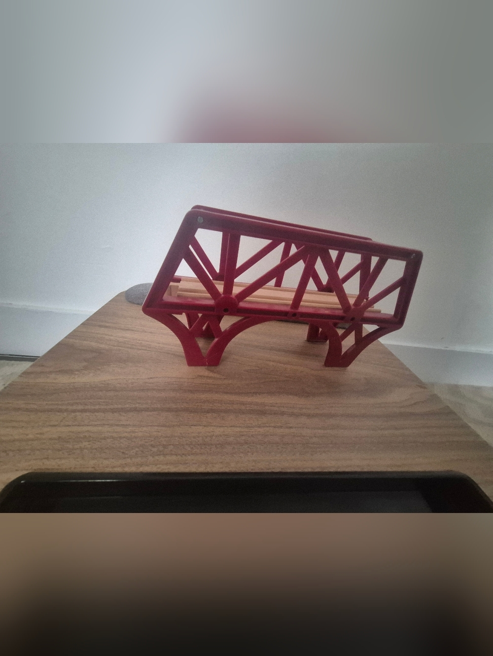 Red Brio Compatible Bridge Thomas The Train & Friends Wooden Train